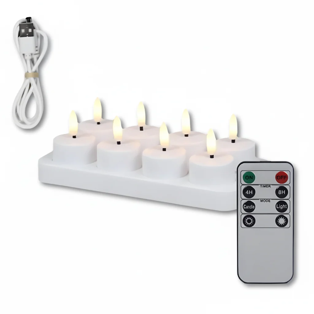 Flameless Candles LED Candles Battery Operated Timer - Image 5